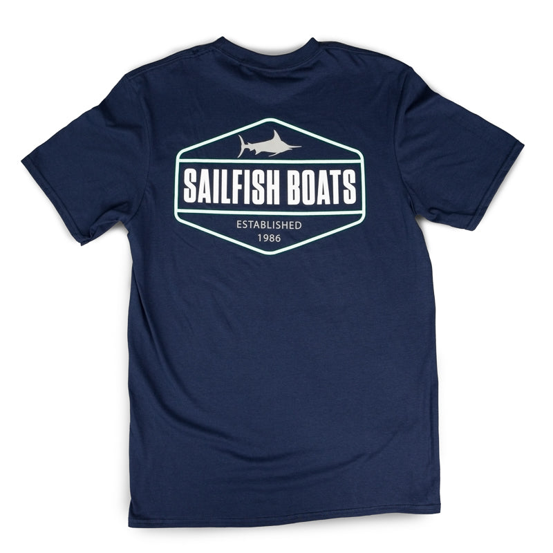 Banner Tee - Navy