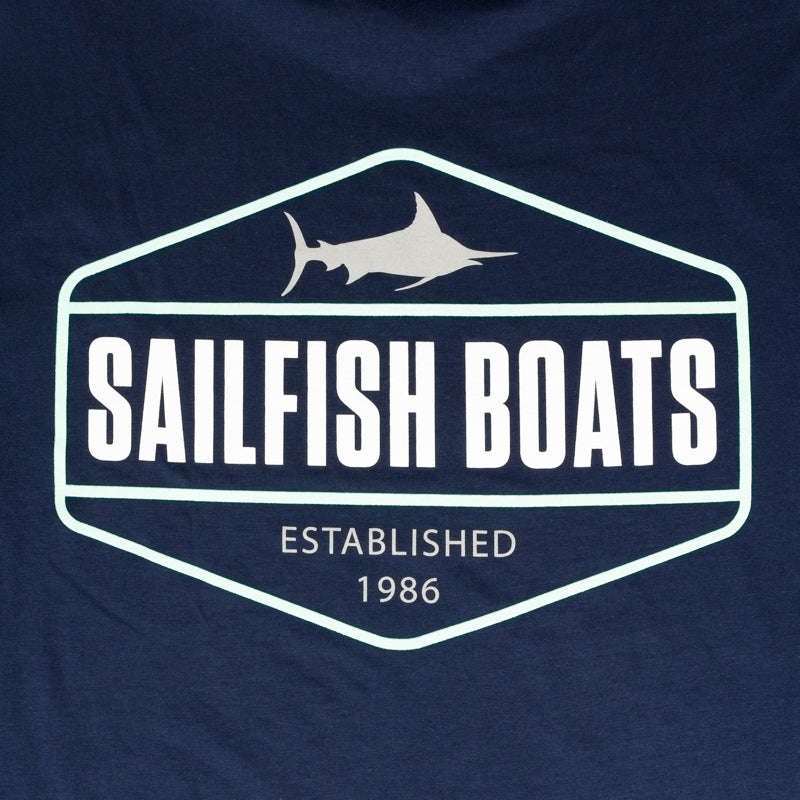 Banner Tee - Navy