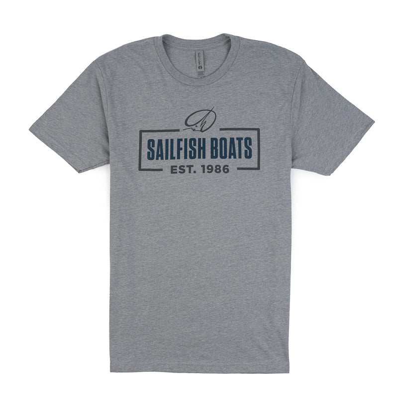 Est 1986 Tee - Dark Heather Grey
