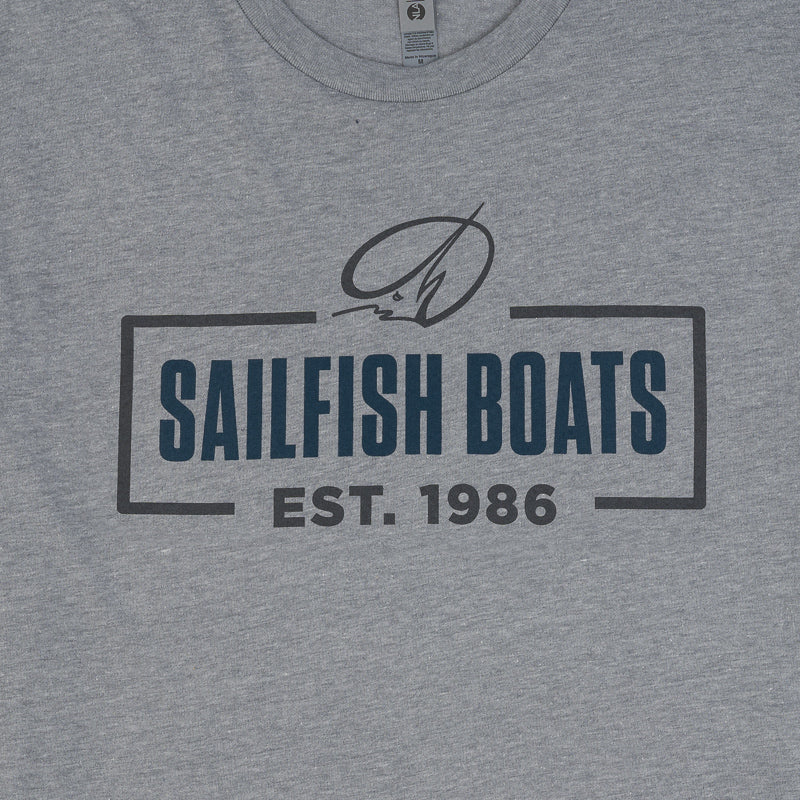 Est 1986 Tee - Dark Heather Grey