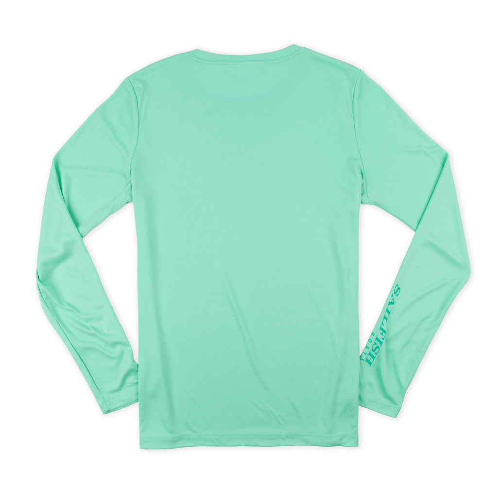 Women's LS UV Island Tee - Bright Seafoam