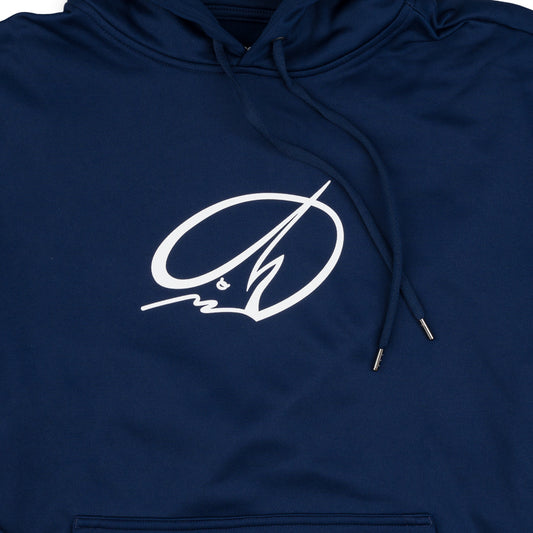 Sport Wicking Hooded Sweatshirt - Navy