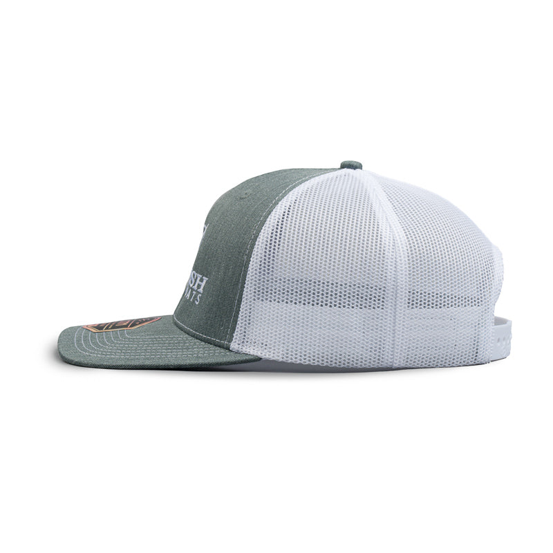 Pro Mesh Back Cap - Heather Grey / White