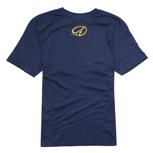 Script Tee - Navy
