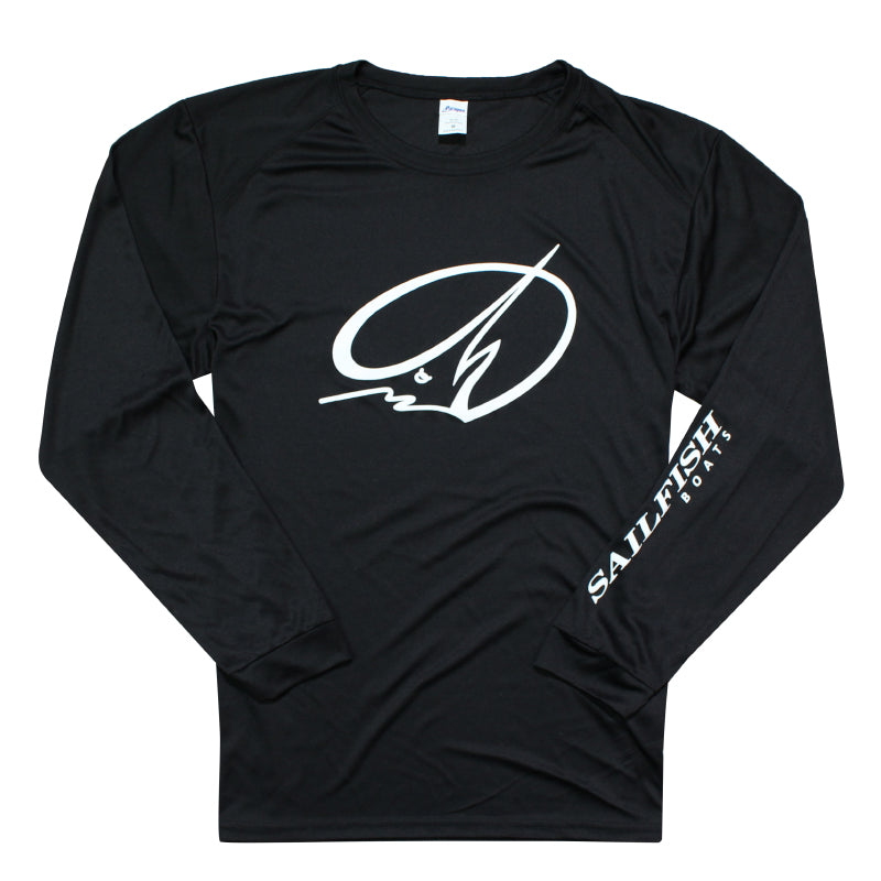 Island LS Performance Tee - Black