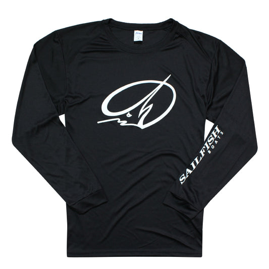 Island LS Performance Tee - Black