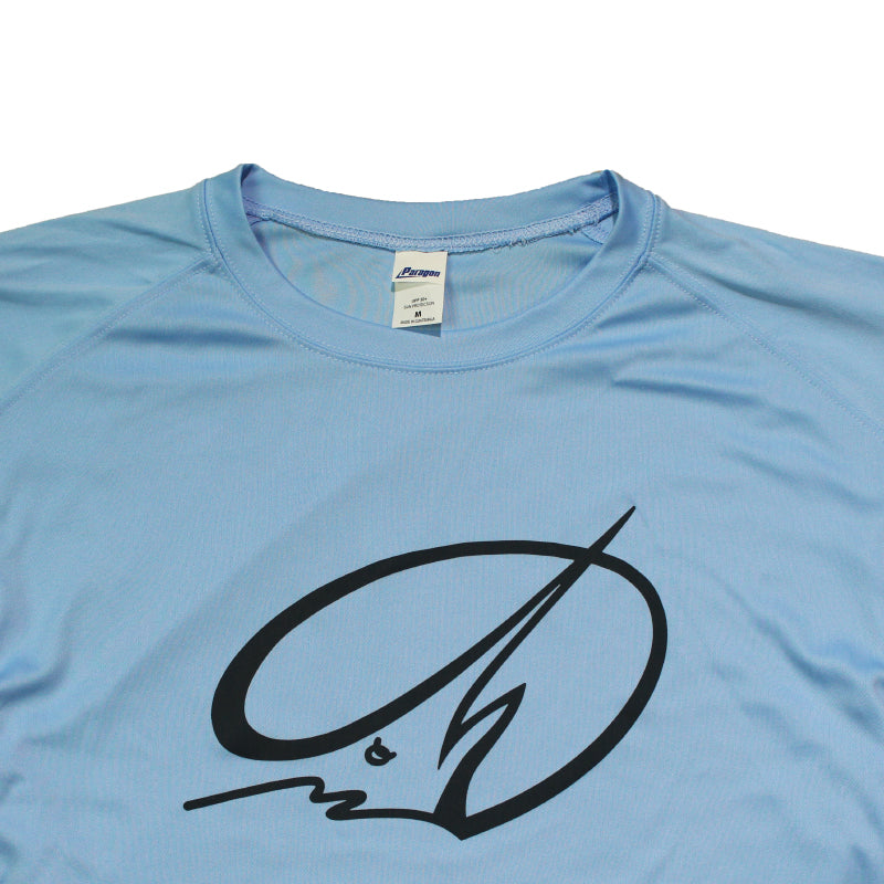 Island LS Performance Tee - Blue Mist
