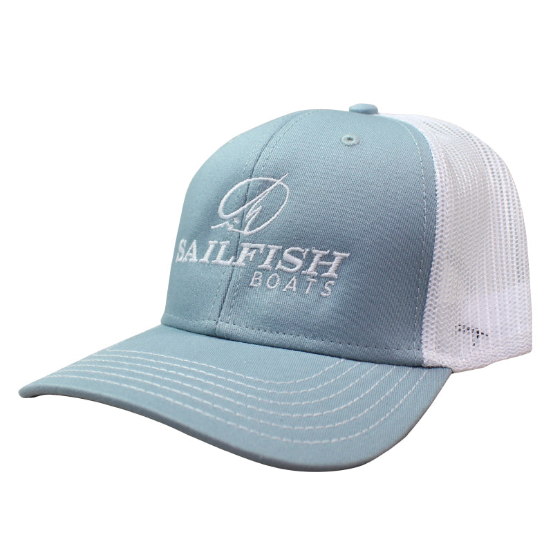 Pro Trucker Cap - Smoke Blue | White