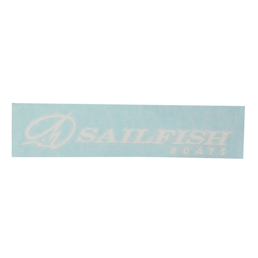 9-Inch Wide Vinyl Window Decal - White