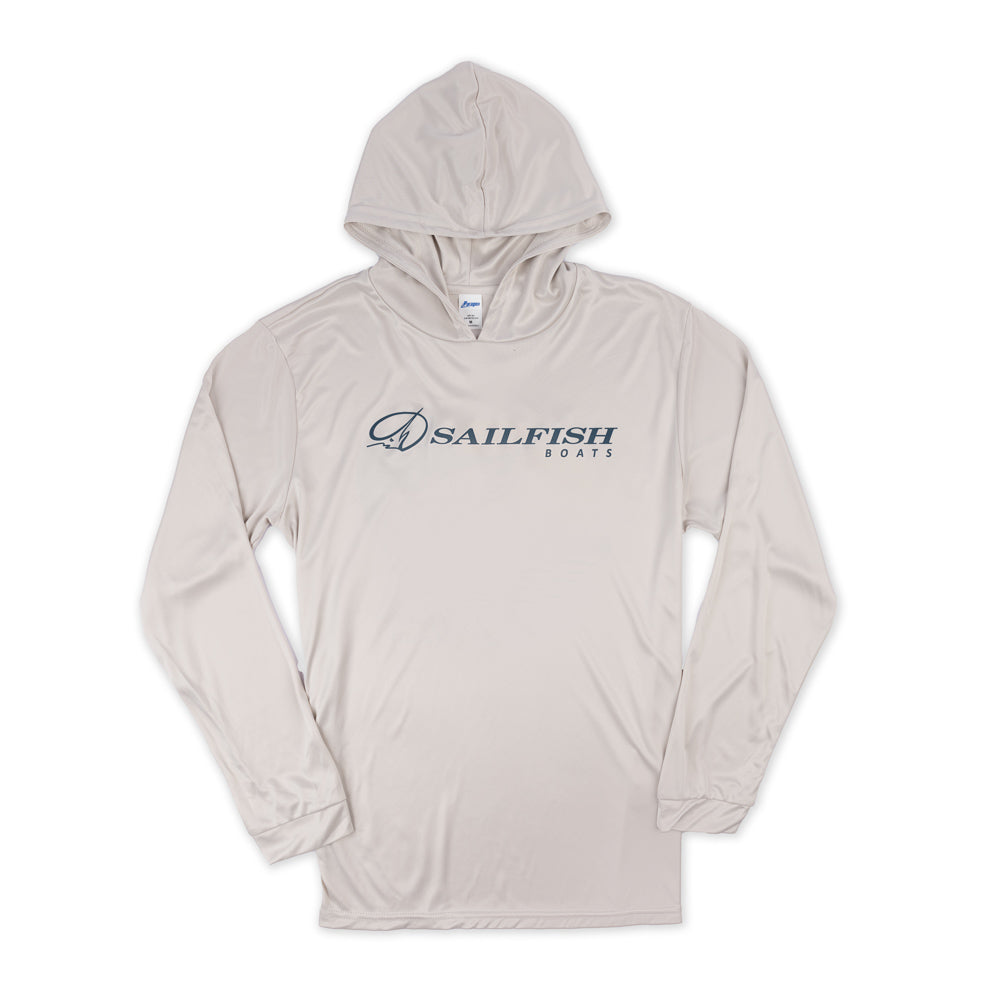 LS Sunset Performance UV Hooded Tee - Sand
