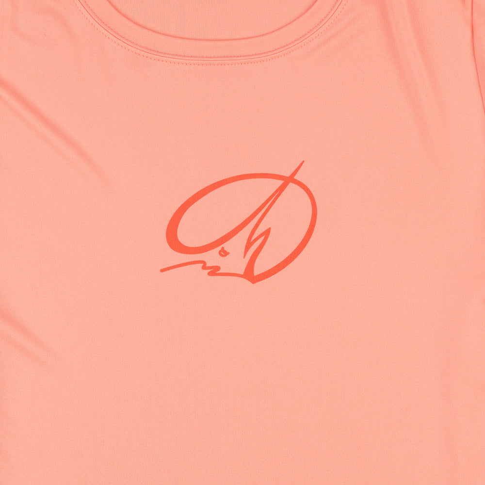 Women's LS UV Island Tee - Soft Coral