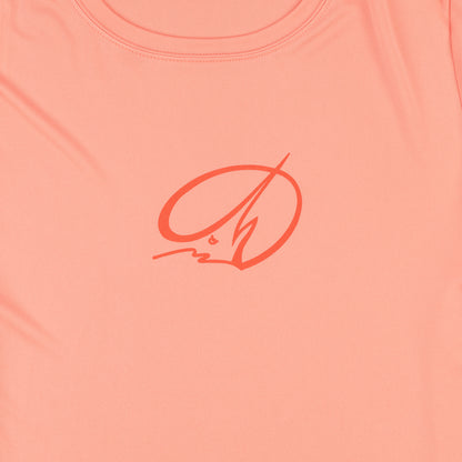 Women's LS UV Island Tee - Soft Coral