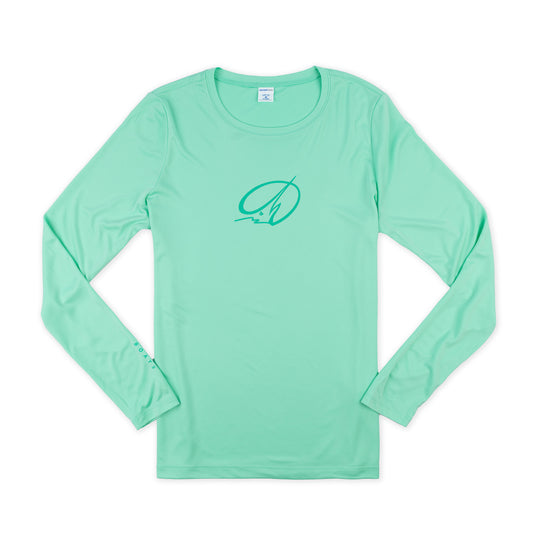 Women's LS UV Island Tee - Bright Seafoam
