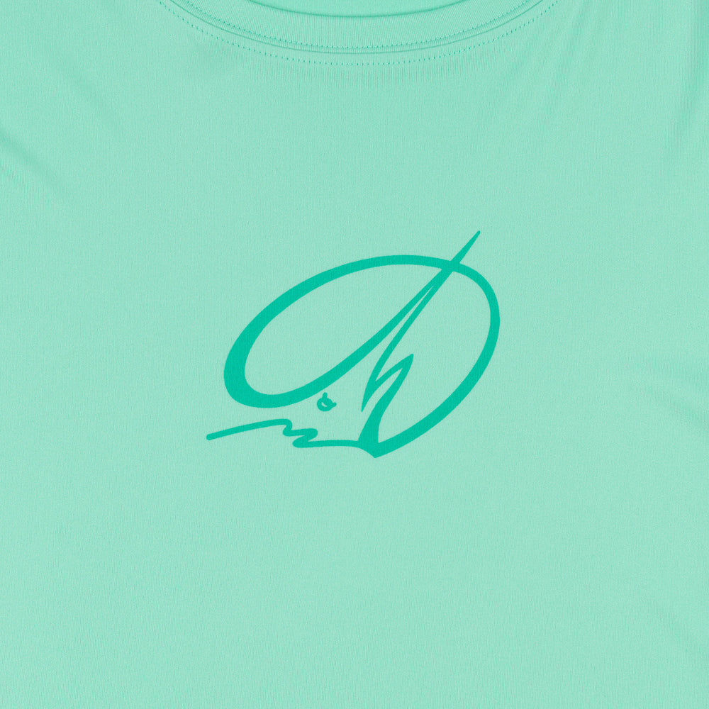 Women's LS UV Island Tee - Bright Seafoam