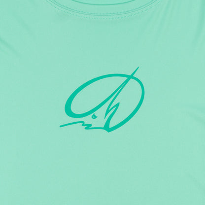 Women's LS UV Island Tee - Bright Seafoam