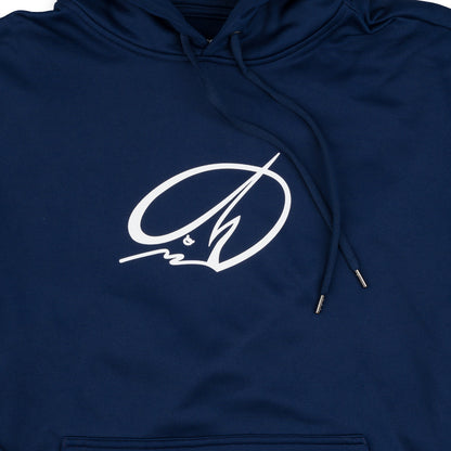 Sport Wicking Hooded Sweatshirt - Navy - CLEARANCE
