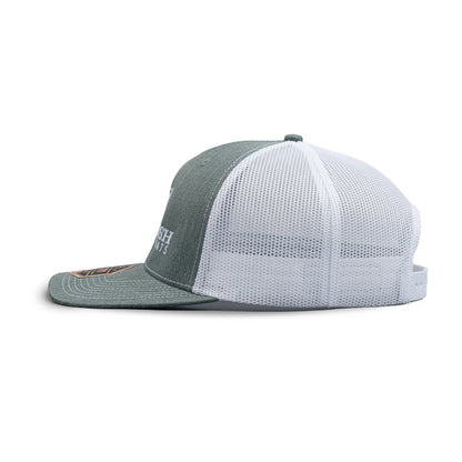 Pro Mesh Back Cap - Heather Grey / White