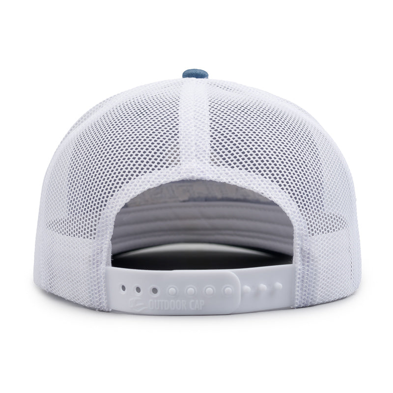 Pro Mesh Back Cap - Slate Blue / White