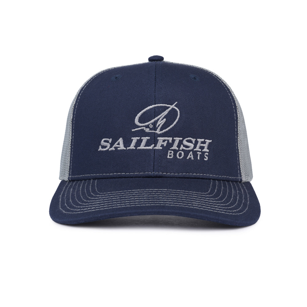 Pro Mesh Back Cap - Navy / Grey