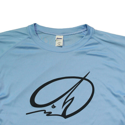 Island LS Performance Tee - Blue Mist